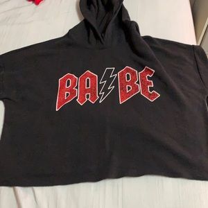 Printed Cropped sweatshirt